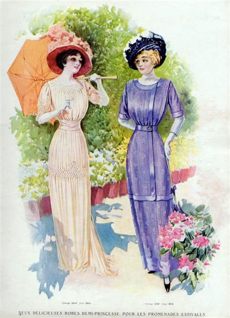 Vintage French Fashion From 1910