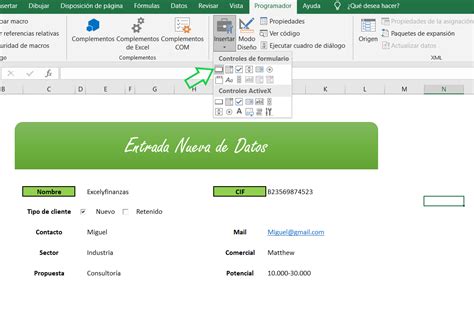 C Mo Crear Formularios Din Micos En Excel Excelyfinanzas