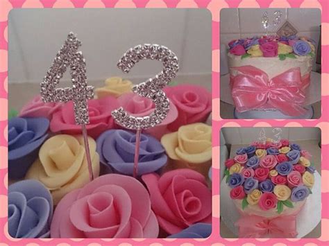 43rd Birthday Cake Cake By Brooks Crazy Cake Creations On Facebook