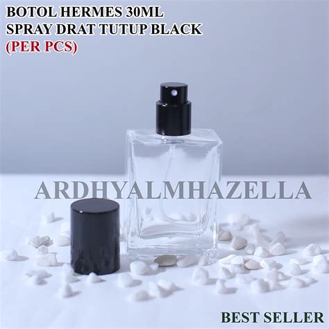 Jual BOTOL HERMESS DRAT 30ML FULL BLACK PERPCS Shopee Indonesia