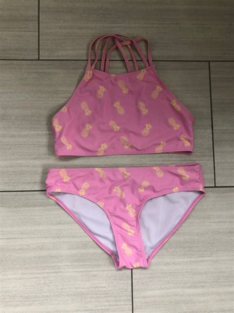 Bikini rosa ananas 158 164 Köp på Tradera 611312913