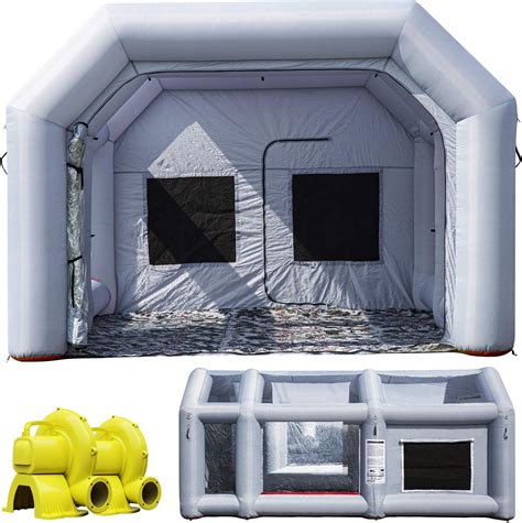 Tkloop Durable Inflatable Paint Booth X X Ft With Powerful Blowers