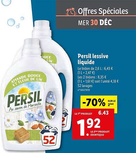 Promo Persil Lessive Liquide Chez Lidl Icatalogue Fr