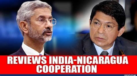 Eam Jaishankar Holds Virtual Meeting With Nicaragua Fm Reviews