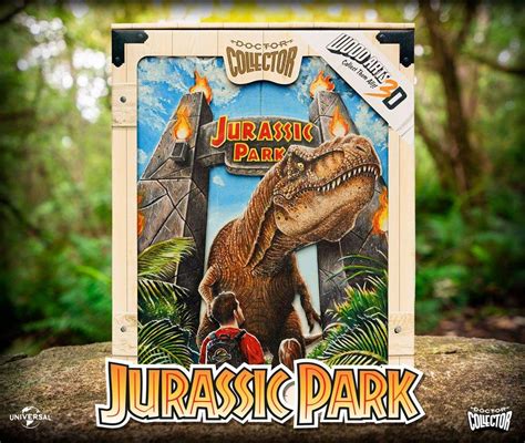 Jurassic Park Gates 3d Woodarts Poster 30x40cm Poster Doctor Collector