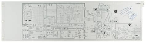 Fred Haise S Apollo 13 Flown EMU Schematic RR Auction