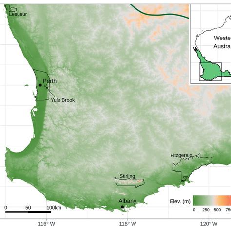 Within The Southwest Australian Biodiversity Hotspot Inset Shaded