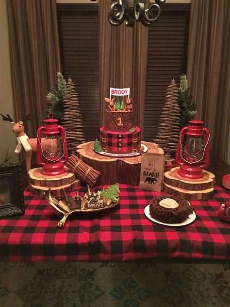 Lumberjack Party Lumberjack Birthday Party Baby Boy Birthday