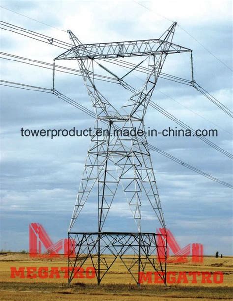 Megatro Kv Single Circuit Overhead Transmission Steel Tower With