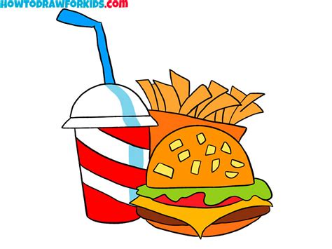 How To Draw Food Easy Drawing Tutorial For Kids