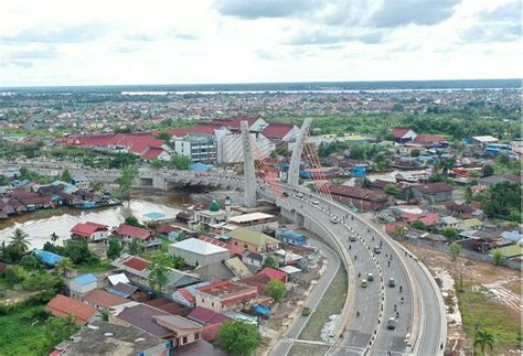 Uji Coba Kementerian PUPR Buka Jembatan Sei Alalak Banjarmasin