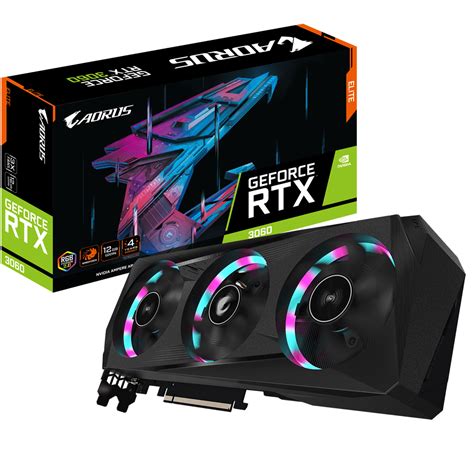 AORUS GeForce RTX 3060 ELITE 12G rev 1 0 المزايا الرئيسية كروت