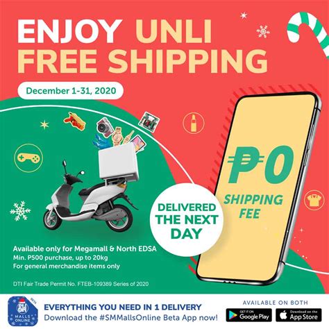 Shop Via Sm Malls Online Mobile App And Get Free Shipping The Manila