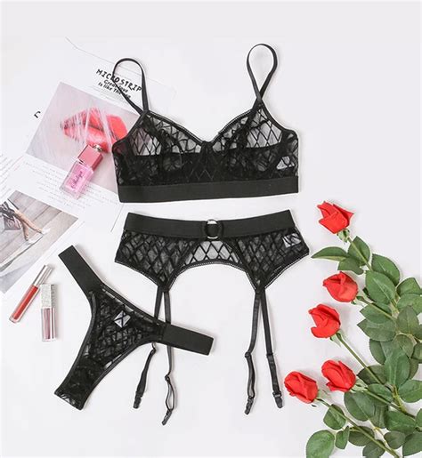 Sexy Erotic Lace Lingerie Sets JoyK Lingerie Femme