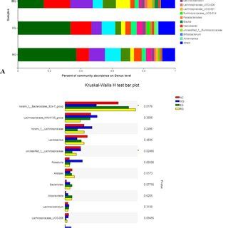 Community Abundance On Phylum Level A Microbial Community Bar Plot At