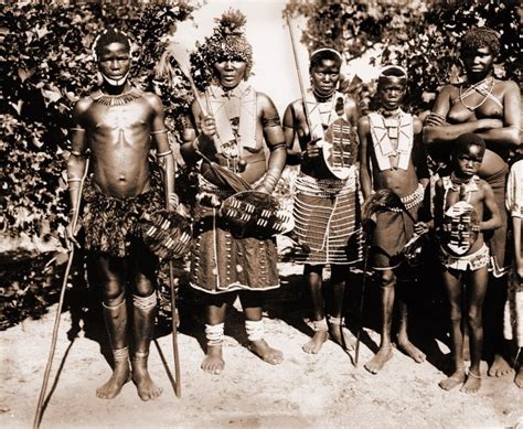 Zulu warriors. South Africa.