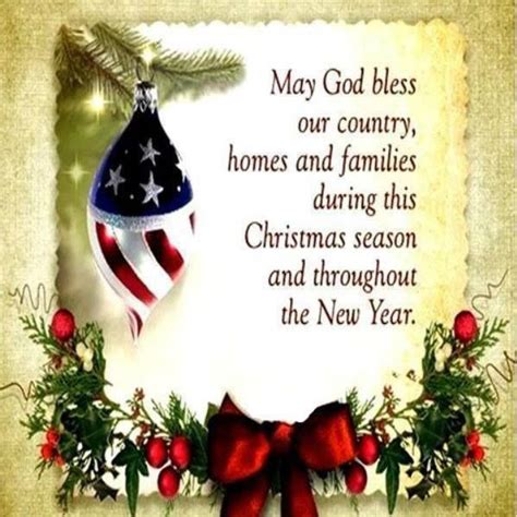 May God Bless Our Country Homes And Families During This Christmas