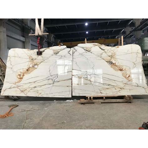 Calacatta Gold Marble Slabs & Tiles