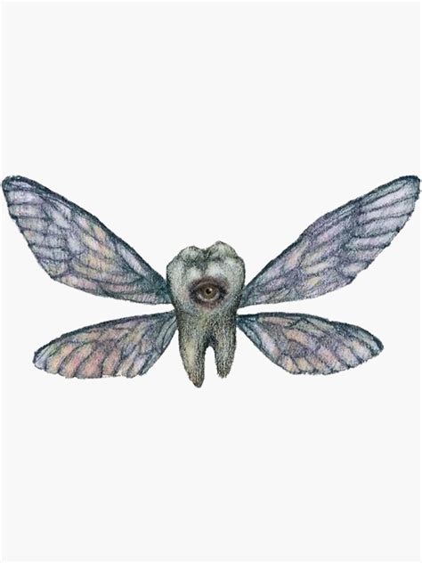 Creepy Tooth Fairy Sticker By M1lkslyvan Redbubble