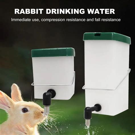 05l1l Automatic Rabbit Drinker Leak Proof Lid Design Fountain Splash