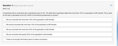 Solved Question 1 Multiple Choice Worth 2 Points 06 01 Chegg