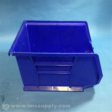 Uline S 12416 Blue Plastic Stackable Bins 11 X 8 X 7 Ims Supply