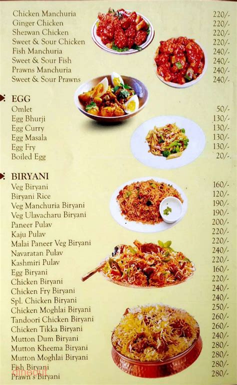 Menu Of Luckys Biryani House Amberpet East Hyderabad Dineout