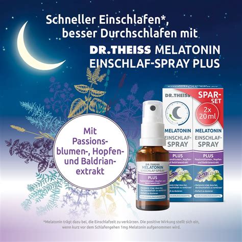 Dr Theiss Melatonin Einschlaf Spray Plus X Ml Shop Apotheke