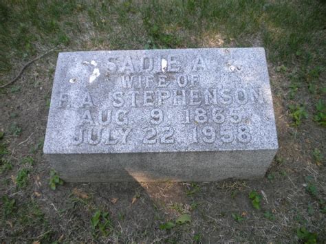 Sarah Ann Sadie Harned Stephenson 1865 1958 Mémorial Find a Grave