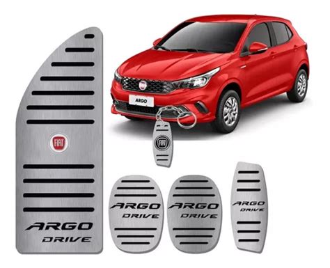 Pedaleira Descanso De P A O Inox Fiat Argo Drive Parcelamento Sem Juros