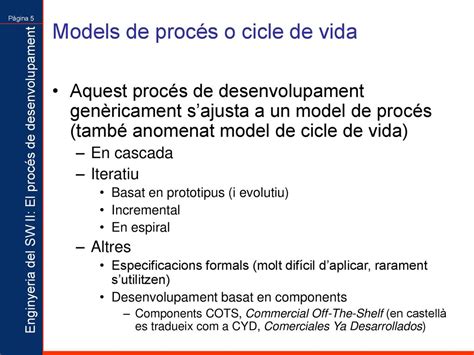 El Proc S De Desenvolupament Ppt Descargar