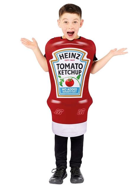 Heinz Ketchup Bottle Child Costume Party Delights