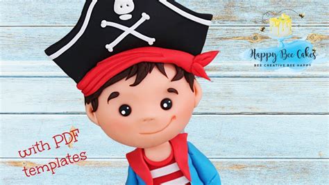 Pirate Cake Topper Tutorial Pirate Cake Youtube