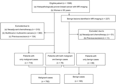 The Spatial Relationship Of Malignant And Benign Breast Lesions With