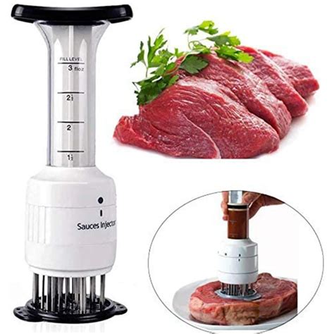 Stainless Steel Beef Sauce Tenderizer 2 In 1 Professional Meat