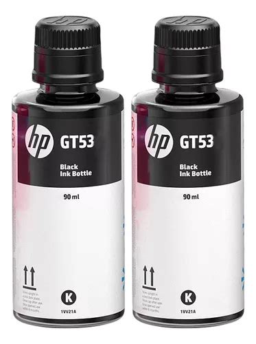 Pack Tintas Hp Botella Gt53 Negra 2 Unidades Cuotas sin interés