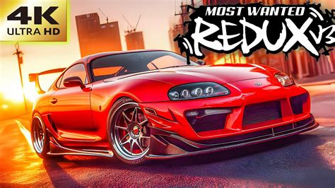 Need For Speed Most Wanted Redux V Tunando O Toyota Supra Do