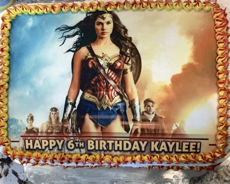 Wonder Woman Edible Cake Toppers Ediblecakeimage