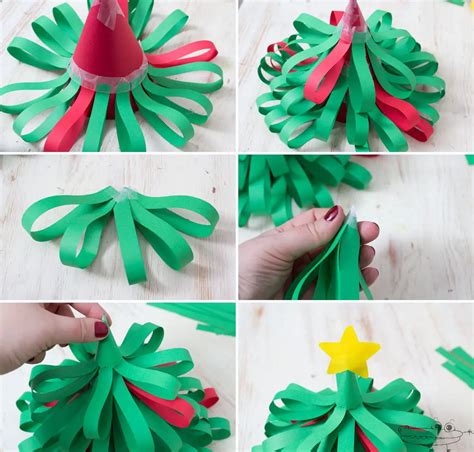 Árbol De Navidad De Papel Manualidades Infantiles