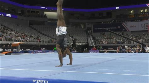 Donnell Whittenburg Floor Exercise 2024 Xfinity U S Championships Senior Men Day 2 Youtube