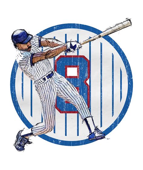 Andre Dawson Sketch Hit Digital Art By Kelvin Kent Fine Art America