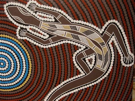 Goanna By Australian Aboriginal Artist David Williams Poster With