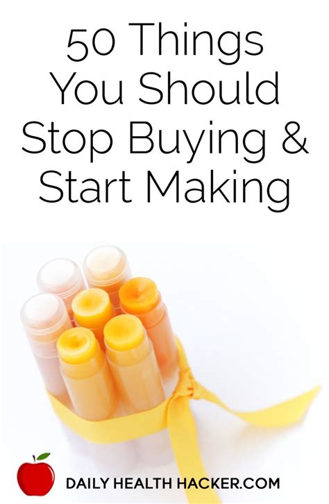 50 Things You Should Stop Buying And Start Making Homemade Remedies Homemade Beauty Products