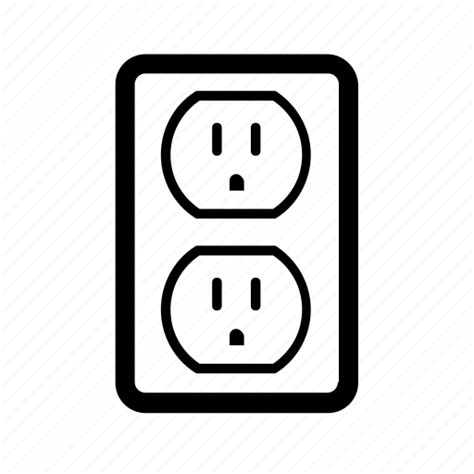 Ac Elecrical Electricity Energy Outlet Plug Power Icon