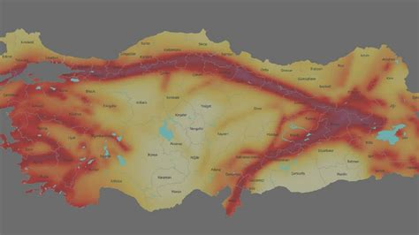 T Rkiye Deprem Risk Haritas Te En Y Ksek Ve En D K Riskli Iller