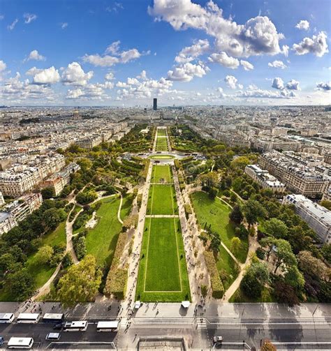 Champ De Mars From The Eiffel Tower Stock Photo Image 35141812