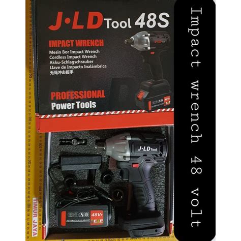 Jual Cordless Impact Wrench 48v Brushless Jld 48s Bor Obeng Kunci 48