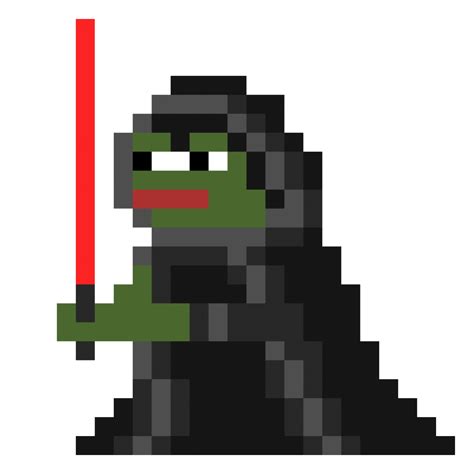 Darth Pepe Tiny Pixel Pepe