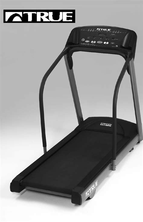 True Fitness Treadmill User Guide Manualsonline