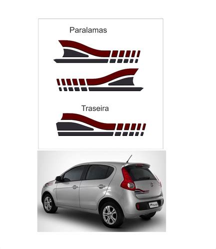 Adesivos Paralama Traseira Fiat Palio Attractive 2012 Ca7692 Mercado